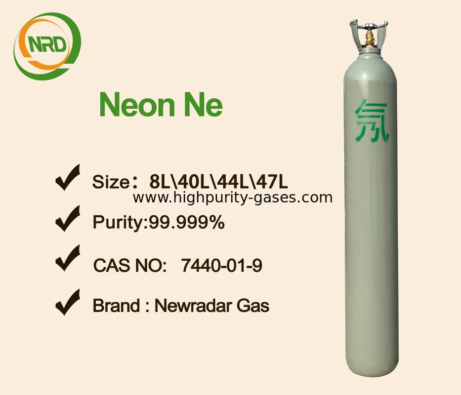 99.999% High Pure Rare Gas , Per Cubic Meter Neon Gases Ne In Stock Quick Delivery