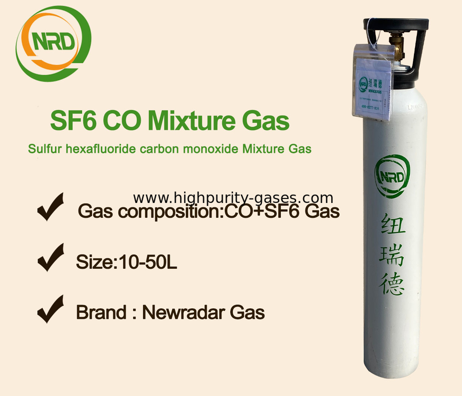 High Purity CO SF6 Gas Mixture Packaged In 40L , 50L Cylinders